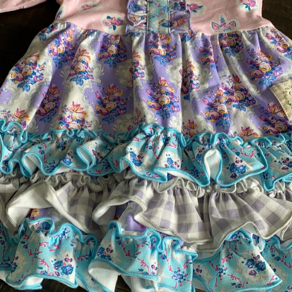 🦋 NWOT Olive Mae 6-12mo Dress! - Picture 4 of 7